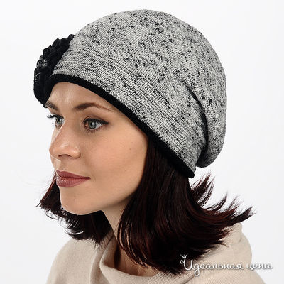 Берет Luisa Cerano&Rabe, цвет цвет черный / белый