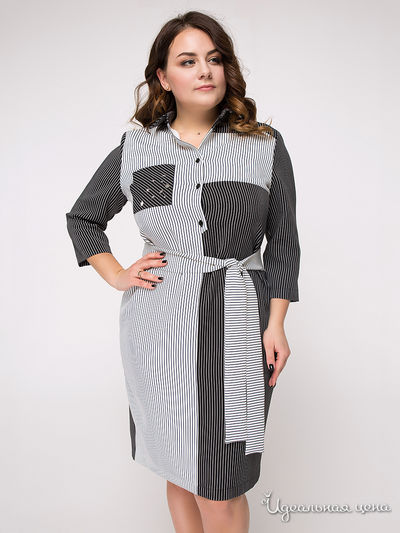 Платье LUZANA, цвет белый, черный