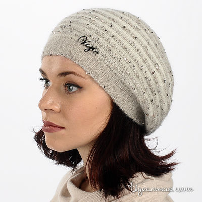 Берет Luisa Cerano&Rabe, цвет цвет белый / серый