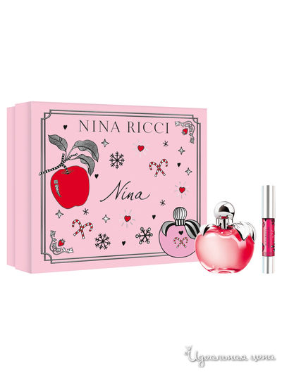 Туалетная вода Nina 50 мл, губная помада 2,5 г, Nina Ricci