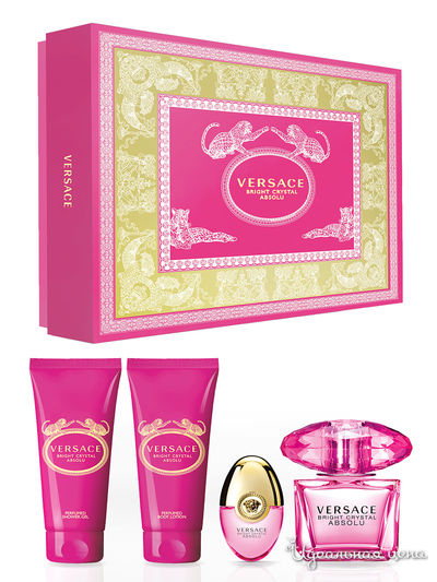 Набор Bright Crystal Absolu, 4 предмета, Versace