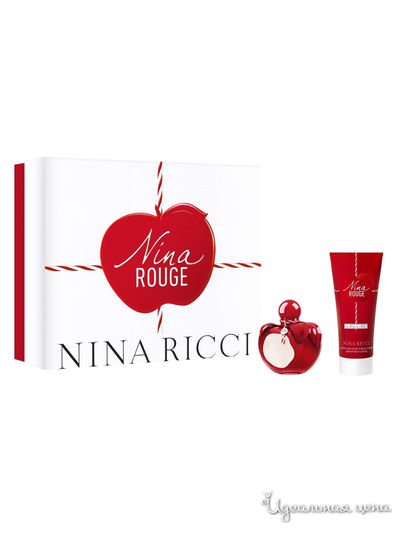 Набор Nina Rouge: туалетная вода, 50 мл; лосьон для тела, 75 мл, Nina Ricci