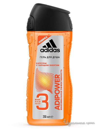 Гель для душа Adipower, 250 мл, Adidas
