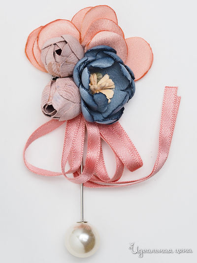 Брошь-булавка Chantal, цвет розовый