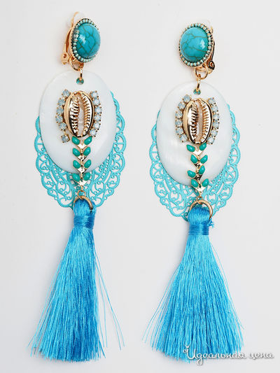 Клипсы Chantal, цвет голубой