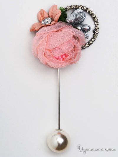Брошь-булавка Chantal, цвет розовый
