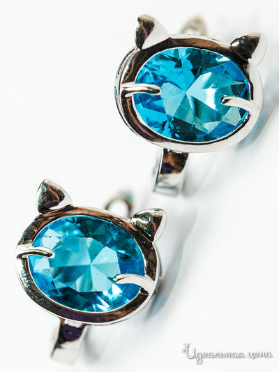 Серьги Chantal, цвет голубой