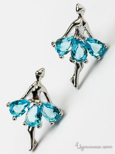 Серьги Chantal, цвет голубой