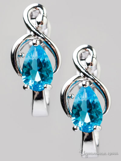 Серьги Chantal, цвет голубой