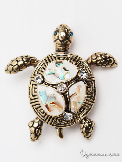 Брошь-кулон Chantal, цвет золотой