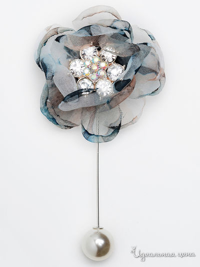 Брошь-булавка Chantal, цвет голубой