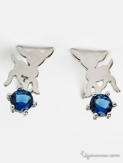 Серьги Chantal, цвет синий