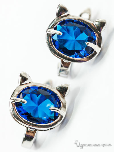 Серьги Chantal, цвет синий