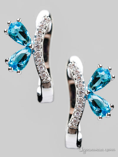 Серьги Chantal, цвет голубой