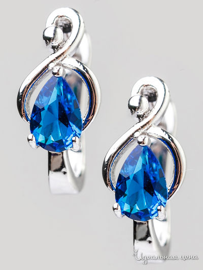 Серьги Chantal, цвет синий