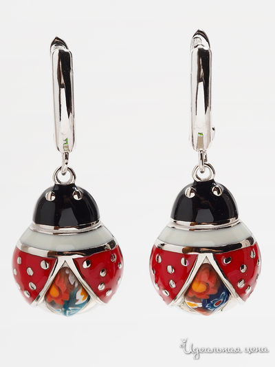 Серьги Chantal, цвет красный