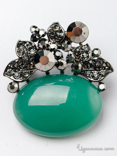 Брошь-кулон Chantal, цвет зеленый