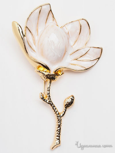 Брошь Chantal, цвет белый