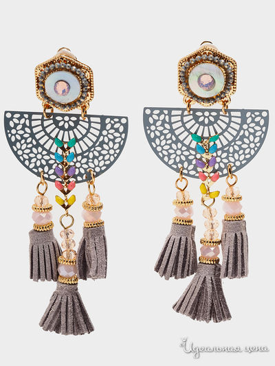 Клипсы Chantal, цвет серый