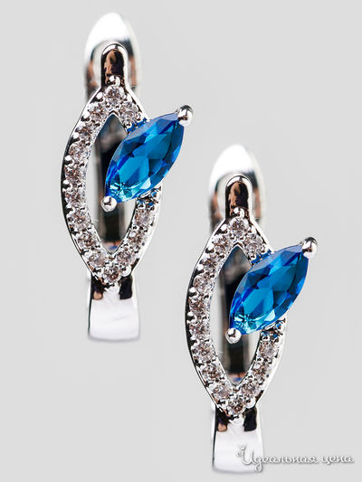 Серьги Chantal, цвет синий