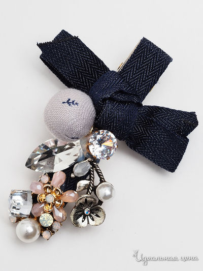 Заколка Chantal, цвет серый