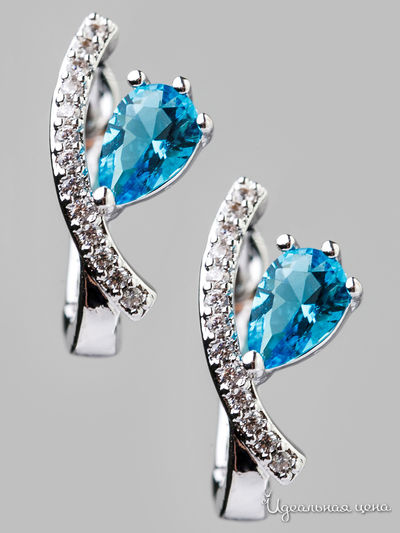 Серьги Chantal, цвет голубой