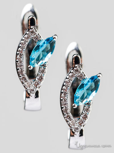 Серьги Chantal, цвет голубой