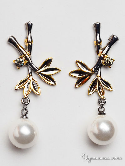 Серьги Chantal, цвет белый