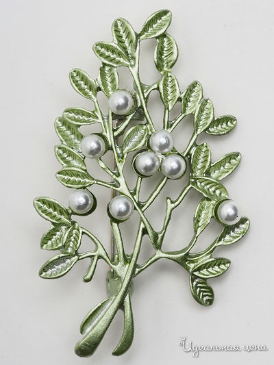 Брошь Chantal, цвет зеленый