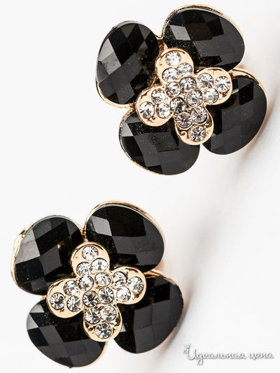 Серьги Chantal, цвет черный