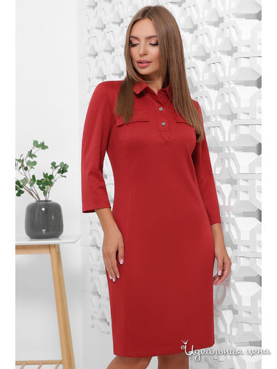 Платье MarSe, цвет терракотовый