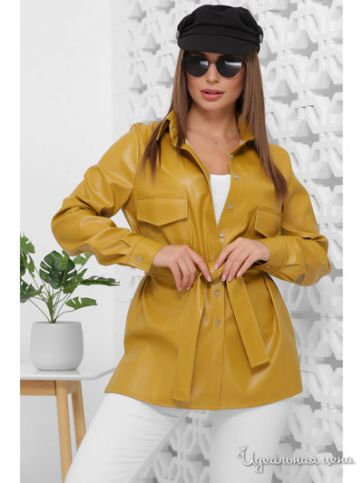 Рубашка MarSe, цвет горчичный