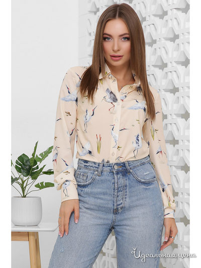 Блуза MarSe, цвет бежевый