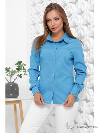 Рубашка MarSe, цвет бирюзовый