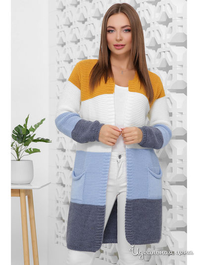 Кардиган MarSe, цвет горчичный