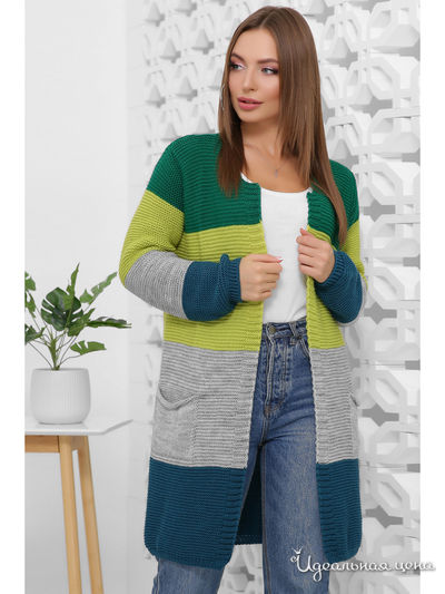 Кардиган MarSe, цвет изумрудный