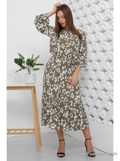 Платье MarSe, цвет оливковый