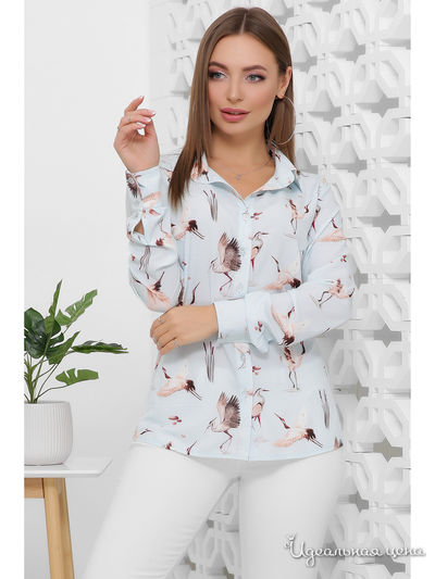 Блуза MarSe, цвет голубой