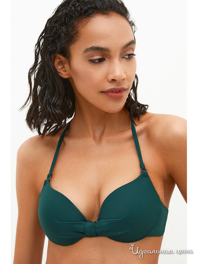 Бюстгальтер-бикини INFINITY, цвет темно-зеленый