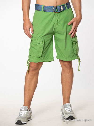 Шорты OLD COTTON, цвет зеленый