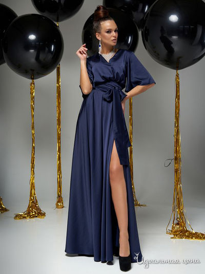 Платье Jadone Fashion, цвет темно-синий