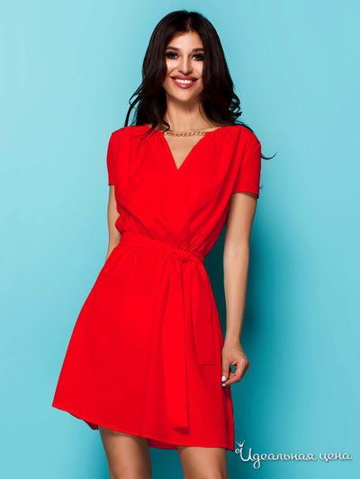 Платье Jadone Fashion, цвет красный