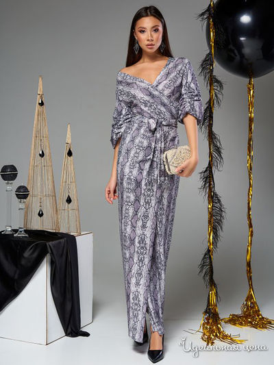 Платье MasModa, цвет лиловый