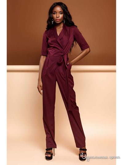 Комбинезон Jadone Fashion, цвет бордовый