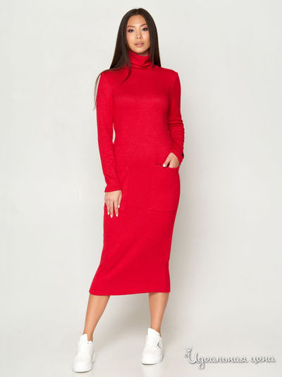 Платье MasModa, цвет красный