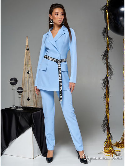 Костюм MasModa, цвет голубой