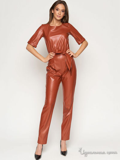 Комбинезон MasModa, цвет кирпич