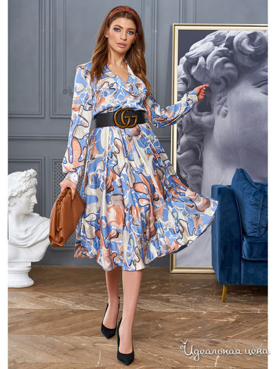 Платье Jadone Fashion, цвет голубой