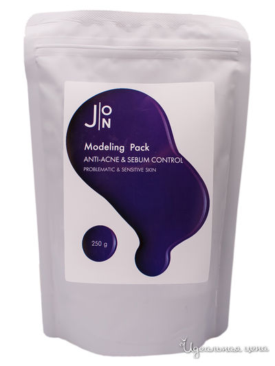 Маска для лица альгинатная анти-акне и себум контроль, 250 г, J:ON