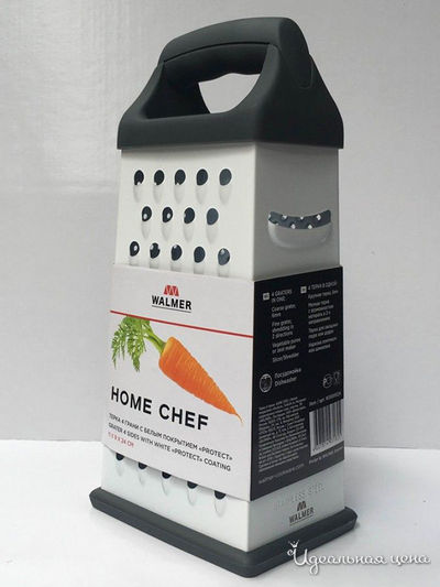 Терка 4 грани, 11x9x24 см Walmer